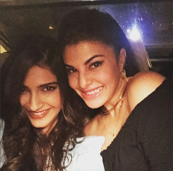 These pictures of Jacqueline Fernandez and Sonam Kapoor depict a true friendship bond