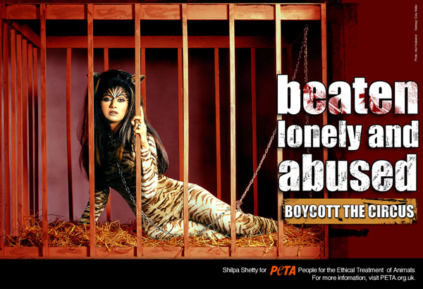 Shilpa Shetty for PETA