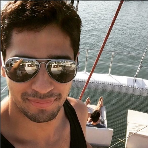 Siddharth Malhotra's first Instagram picture