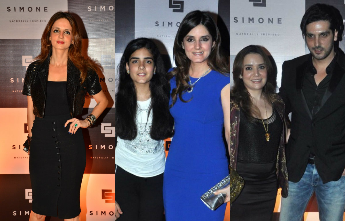 Spotted - Sussanne Khan and family attend Simone Khan's stores anniversary