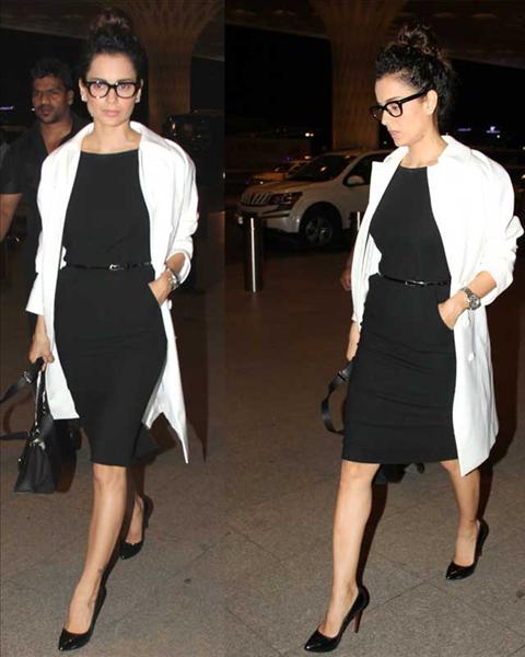 Kangana Ranaut leaves for Paris