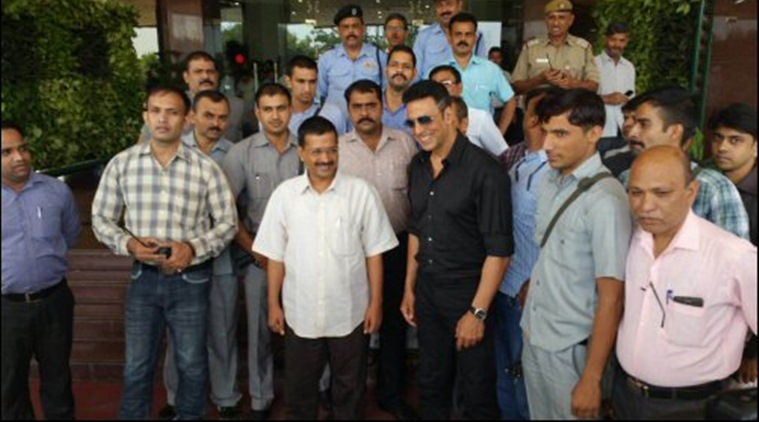 Akshay Kumar Arvind Kejriwal