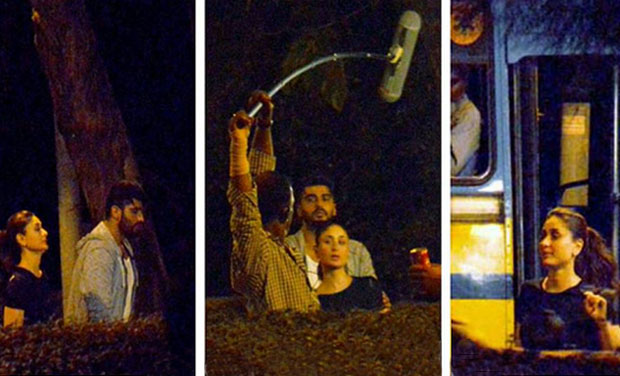 Kareena Kapoor and Arjun Kapoor shooting for 'Ki and Ka' at 4 am.