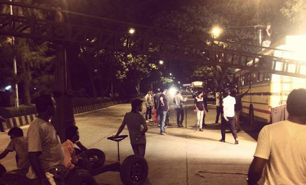 Kareena Kapoor and Arjun Kapoor shooting for 'Ki and Ka' at 4 am.
