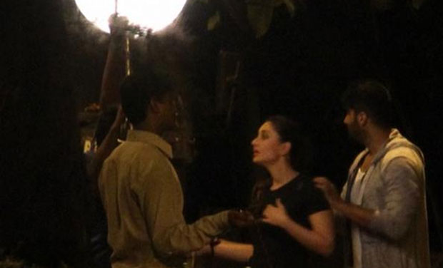 Kareena Kapoor and Arjun Kapoor shooting for 'Ki and Ka' at 4 am.