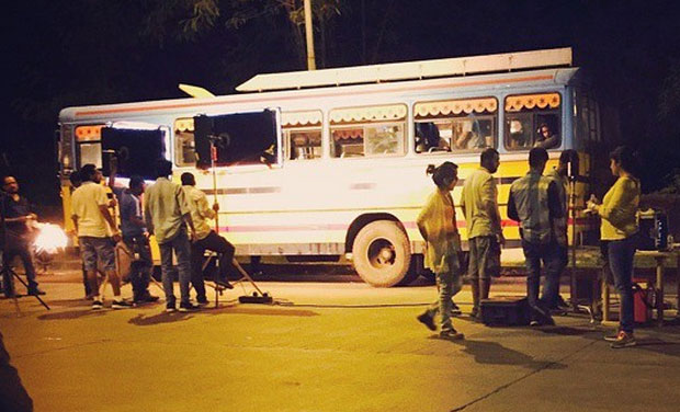 Kareena Kapoor and Arjun Kapoor shooting for 'Ki and Ka' at 4 am.