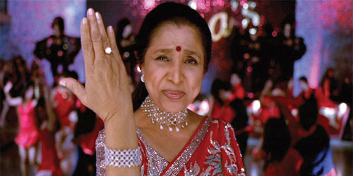 Asha Bhosle at an event