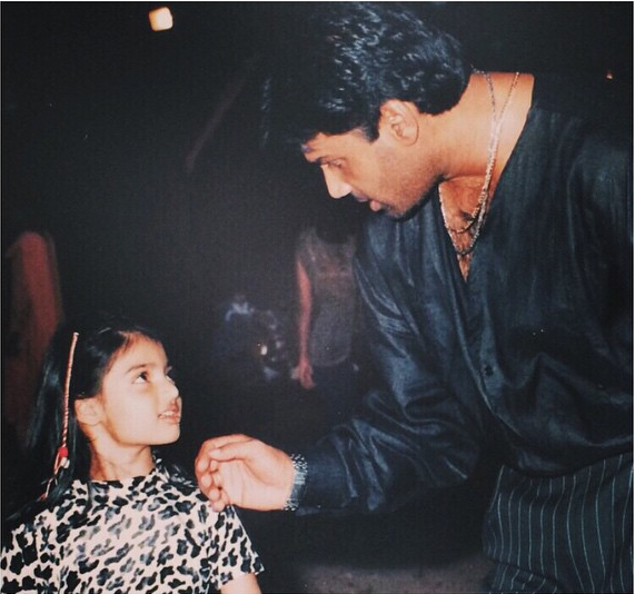 Athiya Shetty and Suniel Shetty