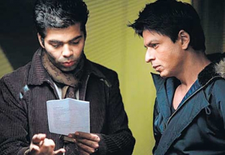 Shah Rukh Khan and Karan Johar