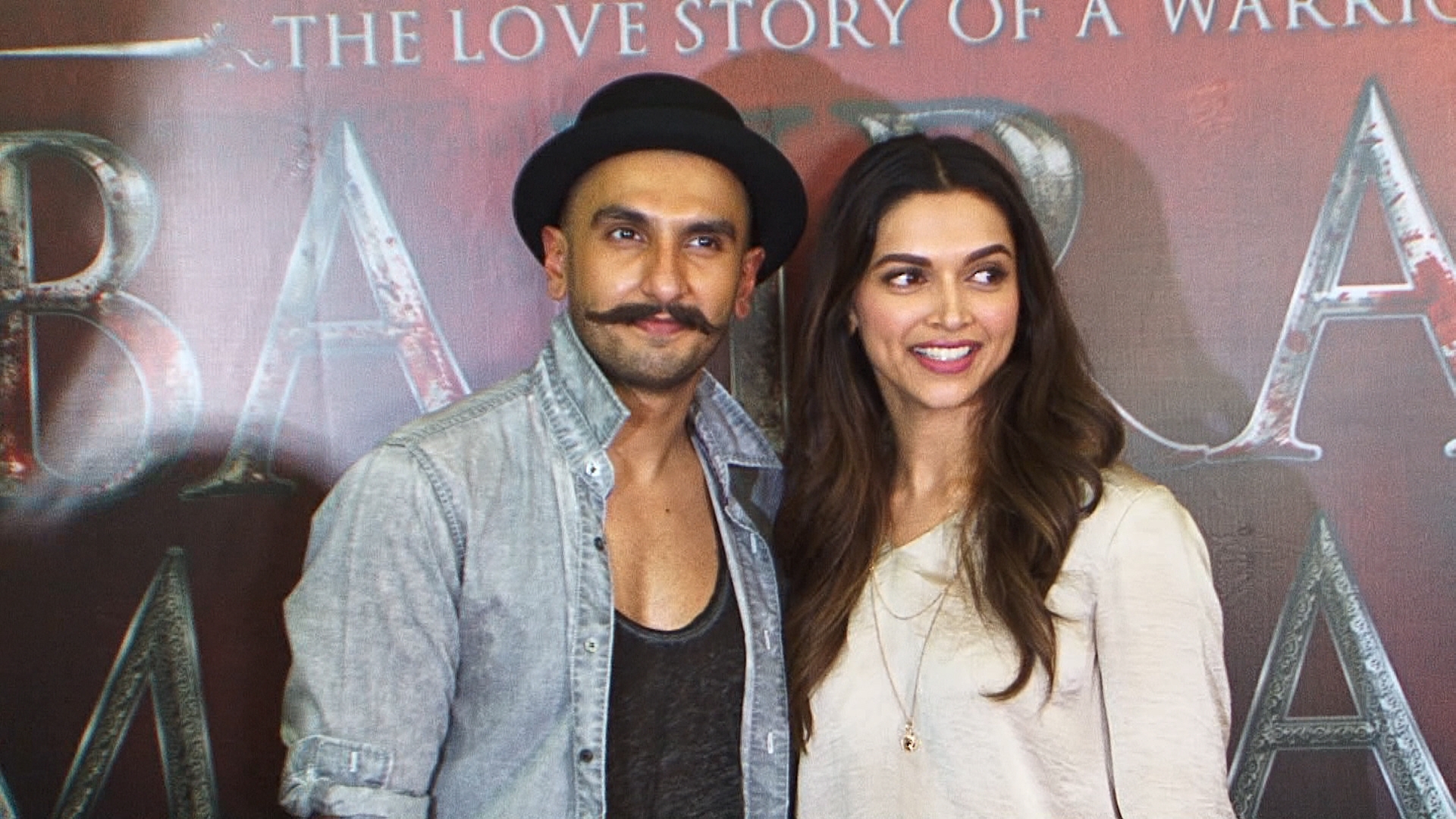 Ranveer Singh and Deepika Padukone during the song