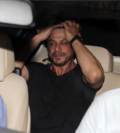 Shah Rukh Khan at Olive bar.