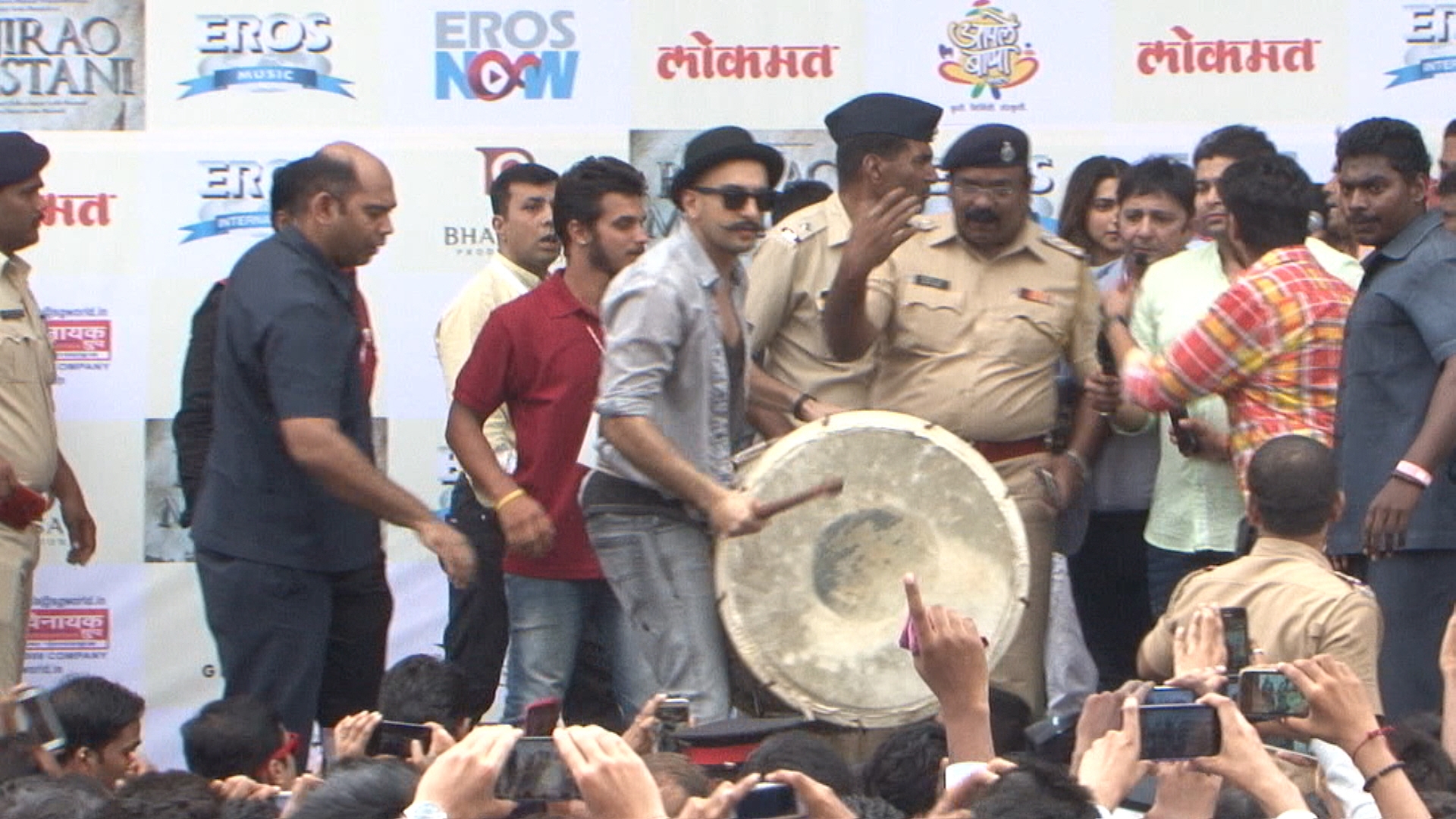 Ranveer Singh during the song launch of Gajanana