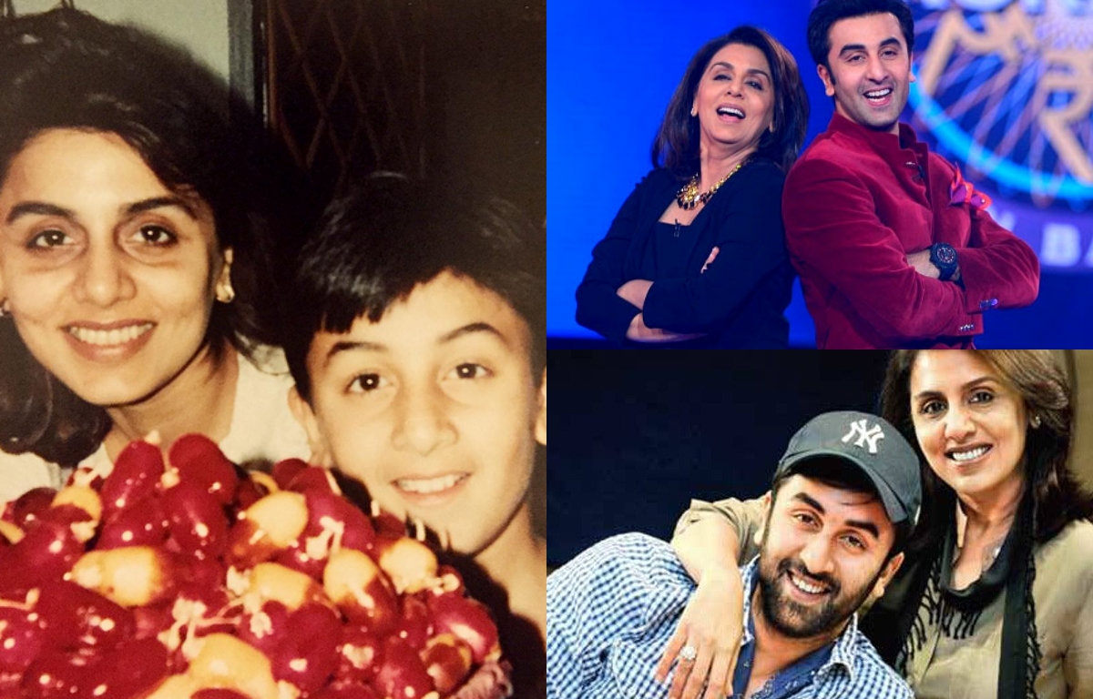 Adorable pictures of Mumma's boy Ranbir Kapoor with his mom