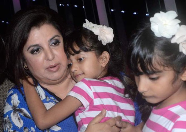 Farah Khan with her kids