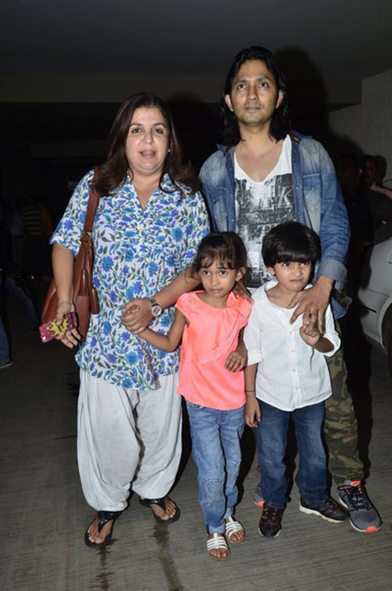 Farah Khan with her kids