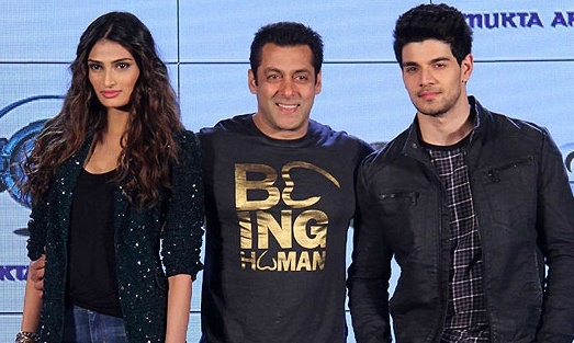 Salman Khan Sooraj Pancholi, Athiya Shetty.