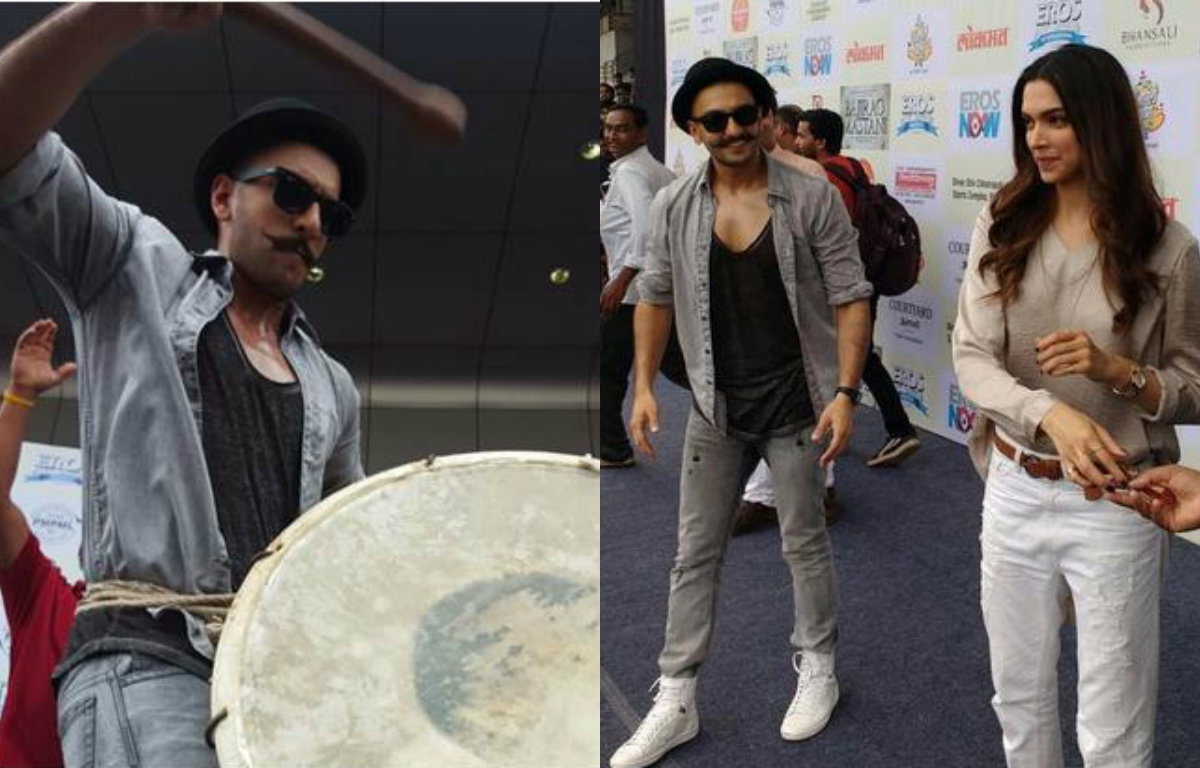Ranveer Singh, Deepika Padukone launch 'Gajanana' from 'Bajirao Mastani'
