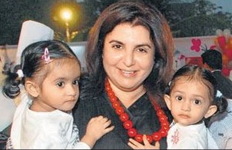 Farah Khan with her kids