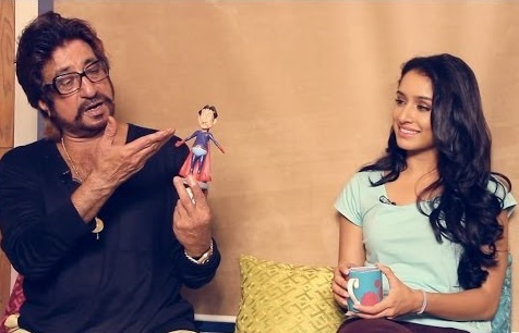 Shraddha Kapoor with her father Shakti Kapoor