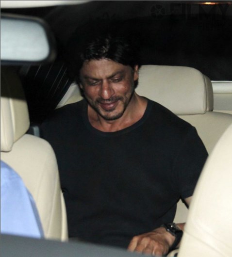 Shah Rukh Khan at Olive bar.