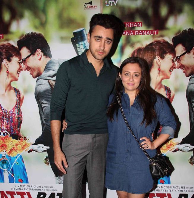 Imran Khan with wife Avantika Malik