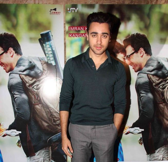 Imran Khan at the special screening of the film 'Katti Batti.'