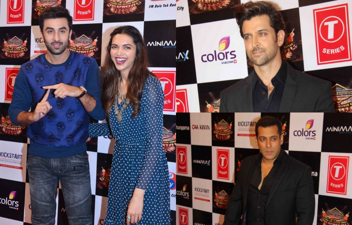 Bollywood celebrities at Suron Ke Rang red carpet