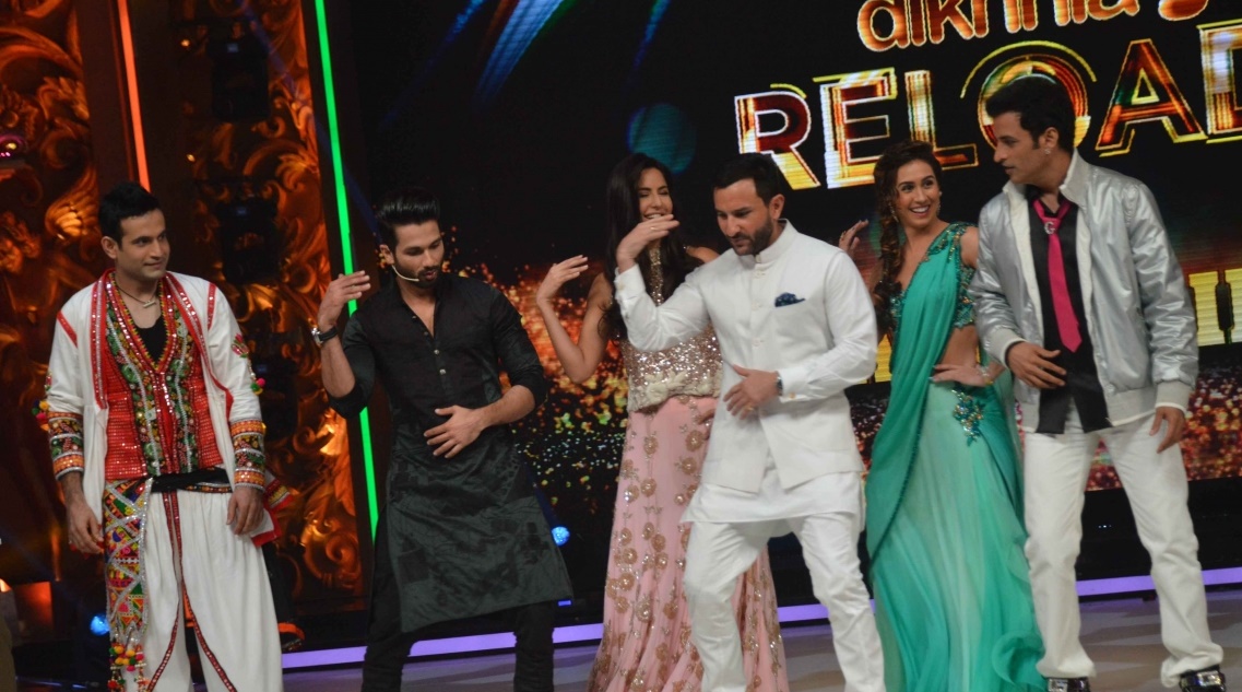 Saif Ali Khan Shahid Kapoor Katrina Kapoor on Jhalak Dikhla Jaa