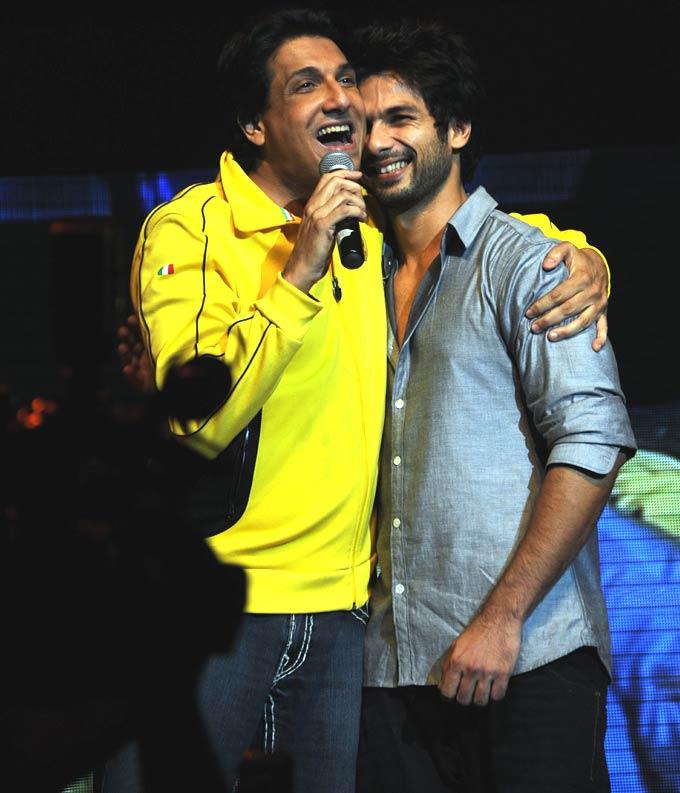 Shahid Kapoor with Shamak Davar