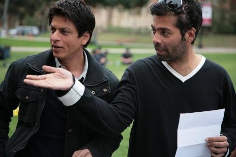 Shah Rukh Khan and Karan Johar