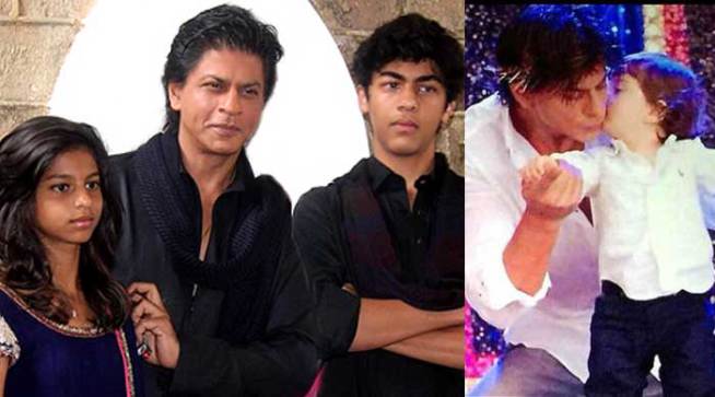 Shah Rukh Khan with his kids