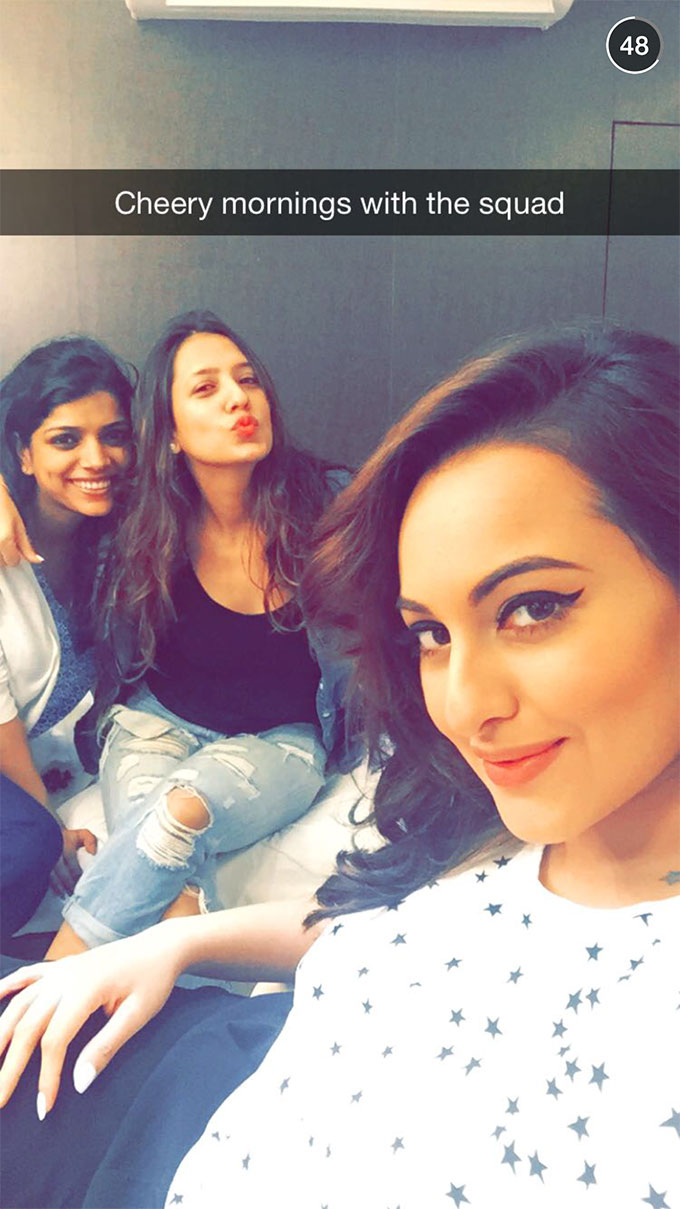Sonakshi Sinha's snapchat!