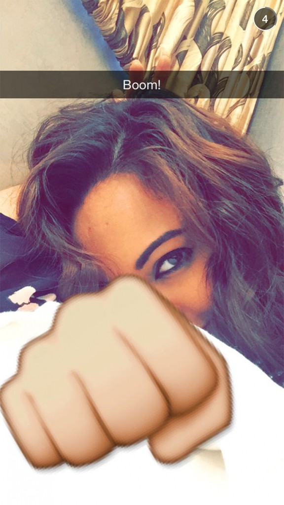 Sonakshi Sinha's snapchat!