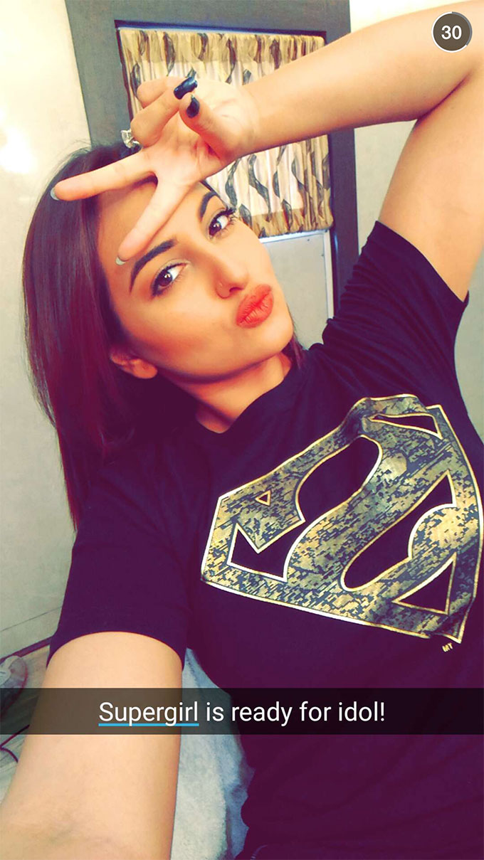 Sonakshi Sinha's snapchat!