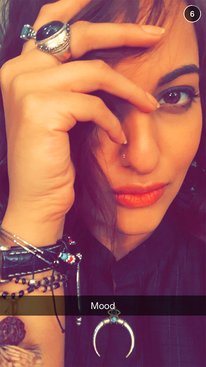 Sonakshi Sinha's snapchat!