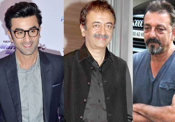 Sanjay Dutt Rajkumar Hirani and Ranbir Kapoor