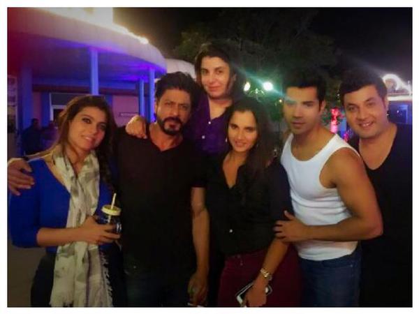 Shah Rukh Khan Sania farah Kajol