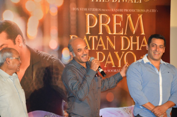 Prem Ratan Dhan Payo star cast at the trailer launch.