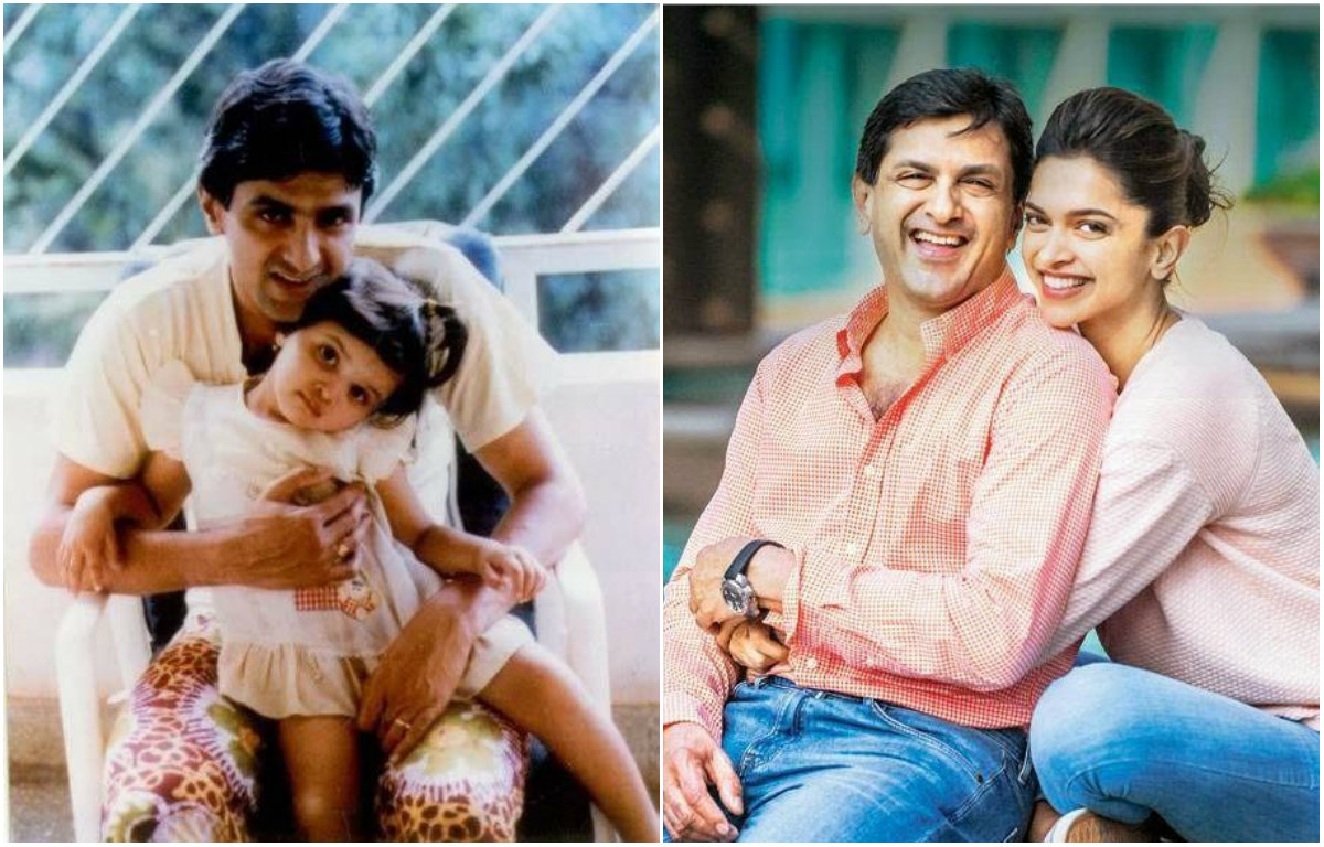Deepika with father
