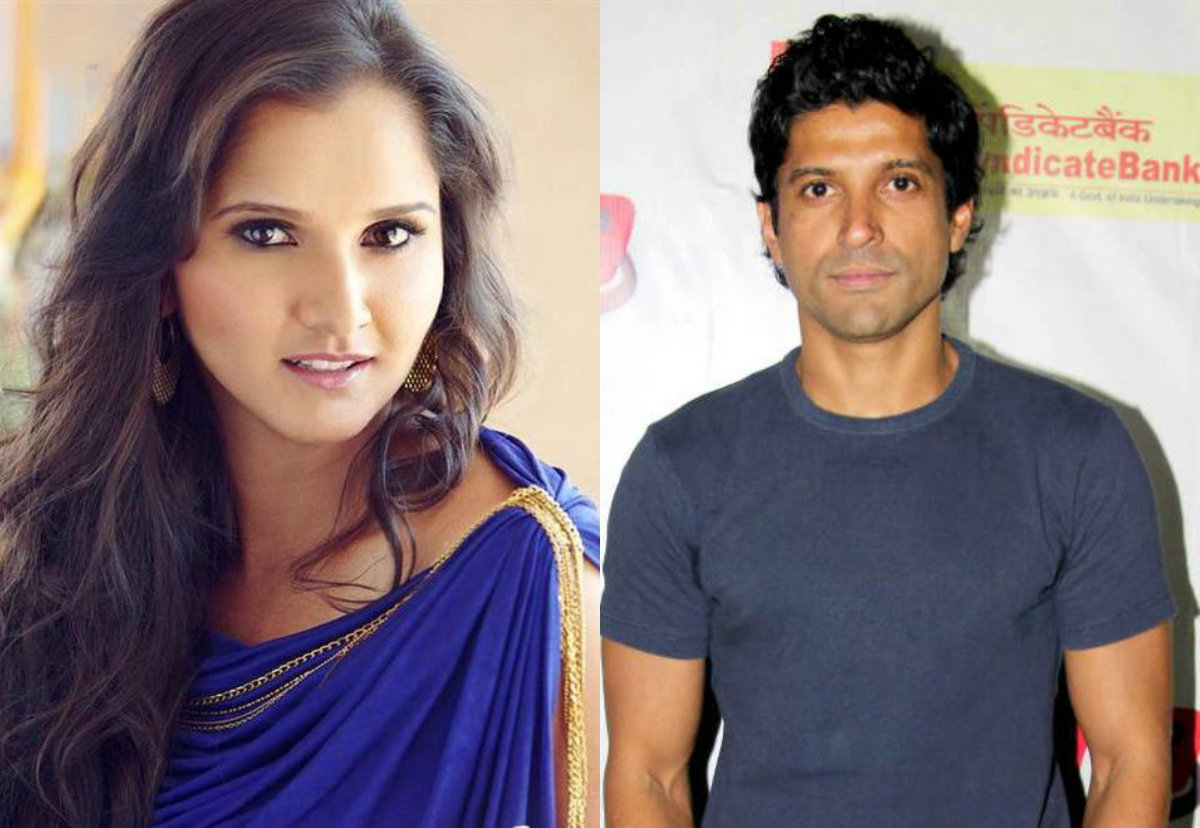 Sania Mirza and Farhan Akhtar