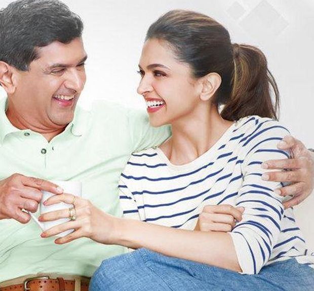 Deepika Padukone's adorable picture with her dad Prakash Padukone.