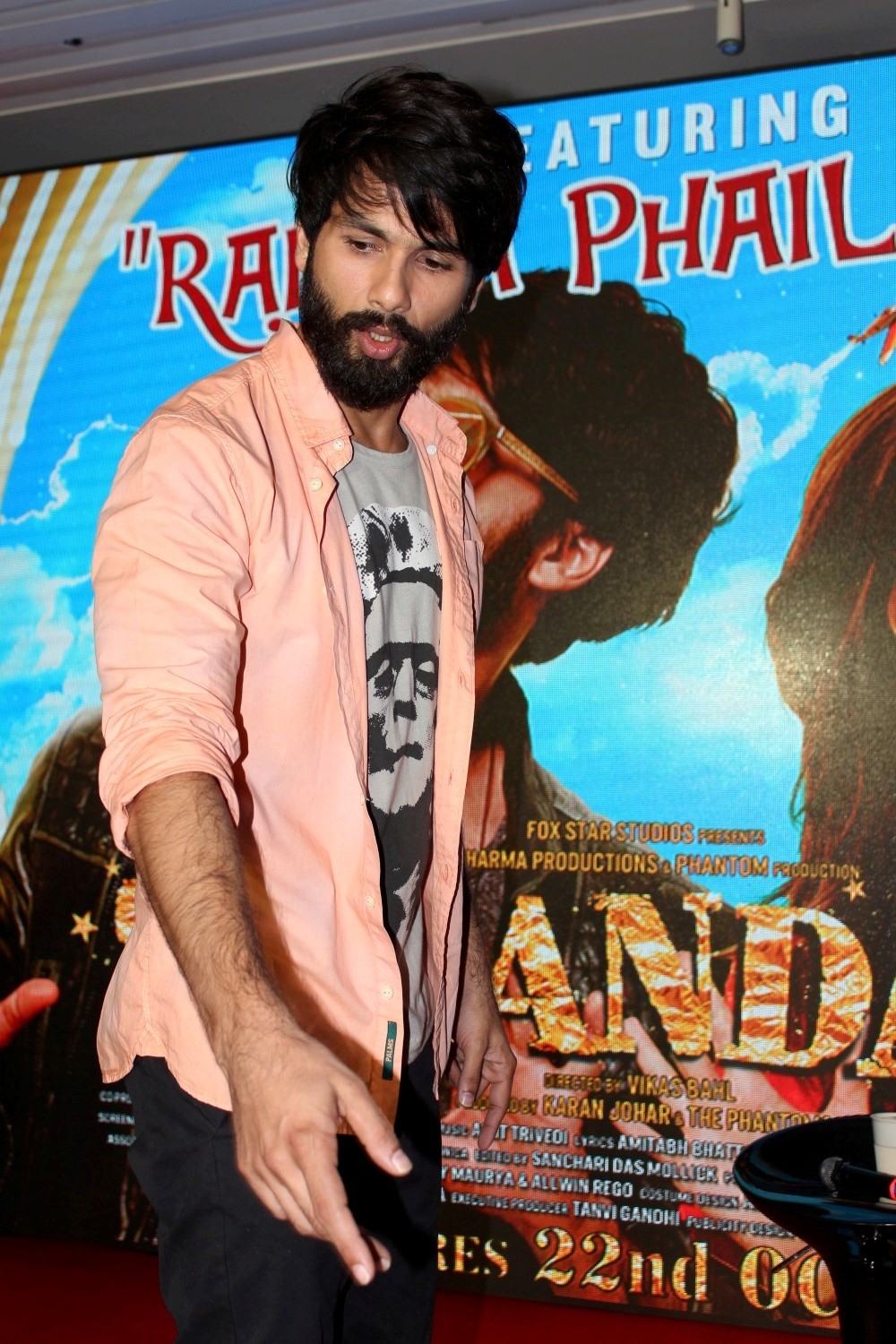 Alia Bhatt and Shahid Kapoor at the launch of ‘Raitaa Phail Gaya’