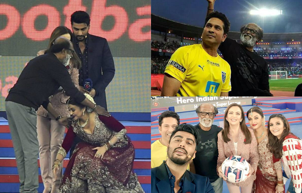 Candid moments of Bollywood celebrities at opening ceremony of ISL 2015