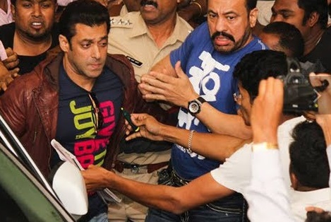 Salman Khan with fans
