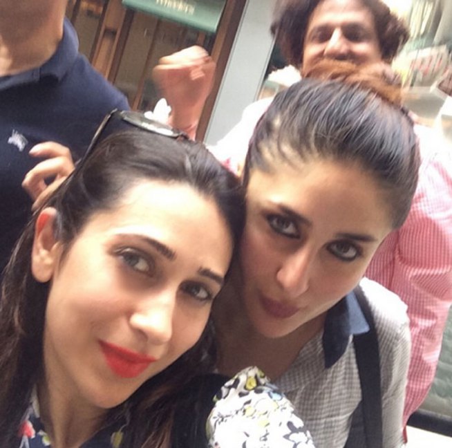 Bollywood actors and sisters Karishma Kapoor and Kareena Kapoor