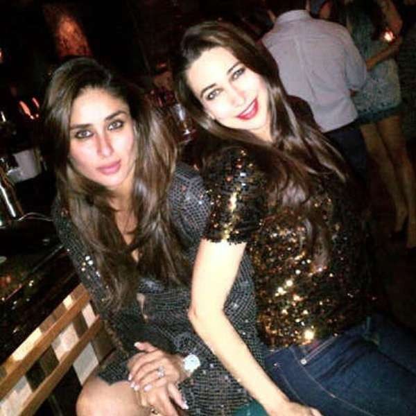 Bollywood actors and sisters Karishma Kapoor and Kareena Kapoor