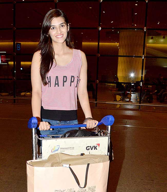 Kriti Sanon believes in fuss free travelling.