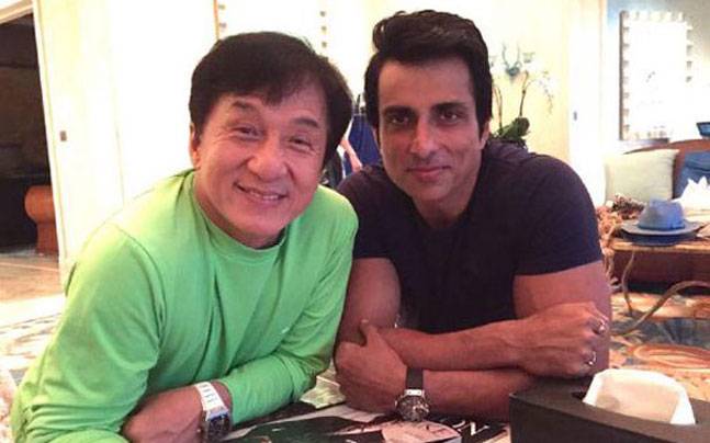 Sonu Sood dines with Jackie Chan