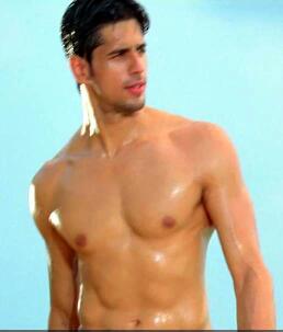 Siddharth Malhotra Shirtless image