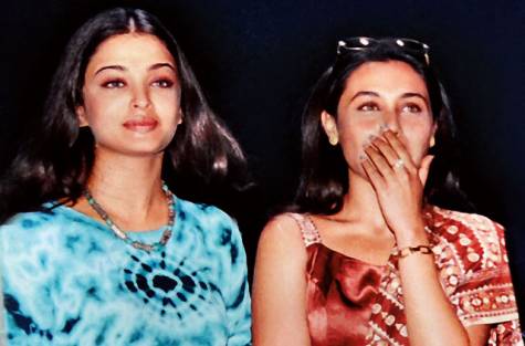 Rani Mukerji with Aishwarya Rai